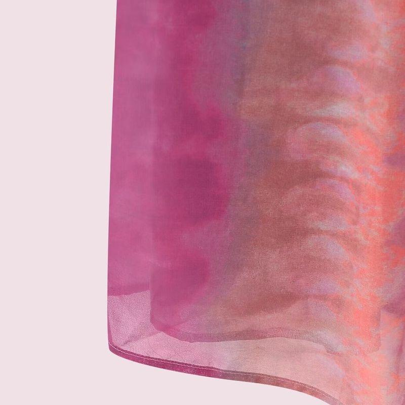 Kaslead New Women Clothes Western Style Fashion Beads Decoration Loose Tie-dye Dress 6895249 330