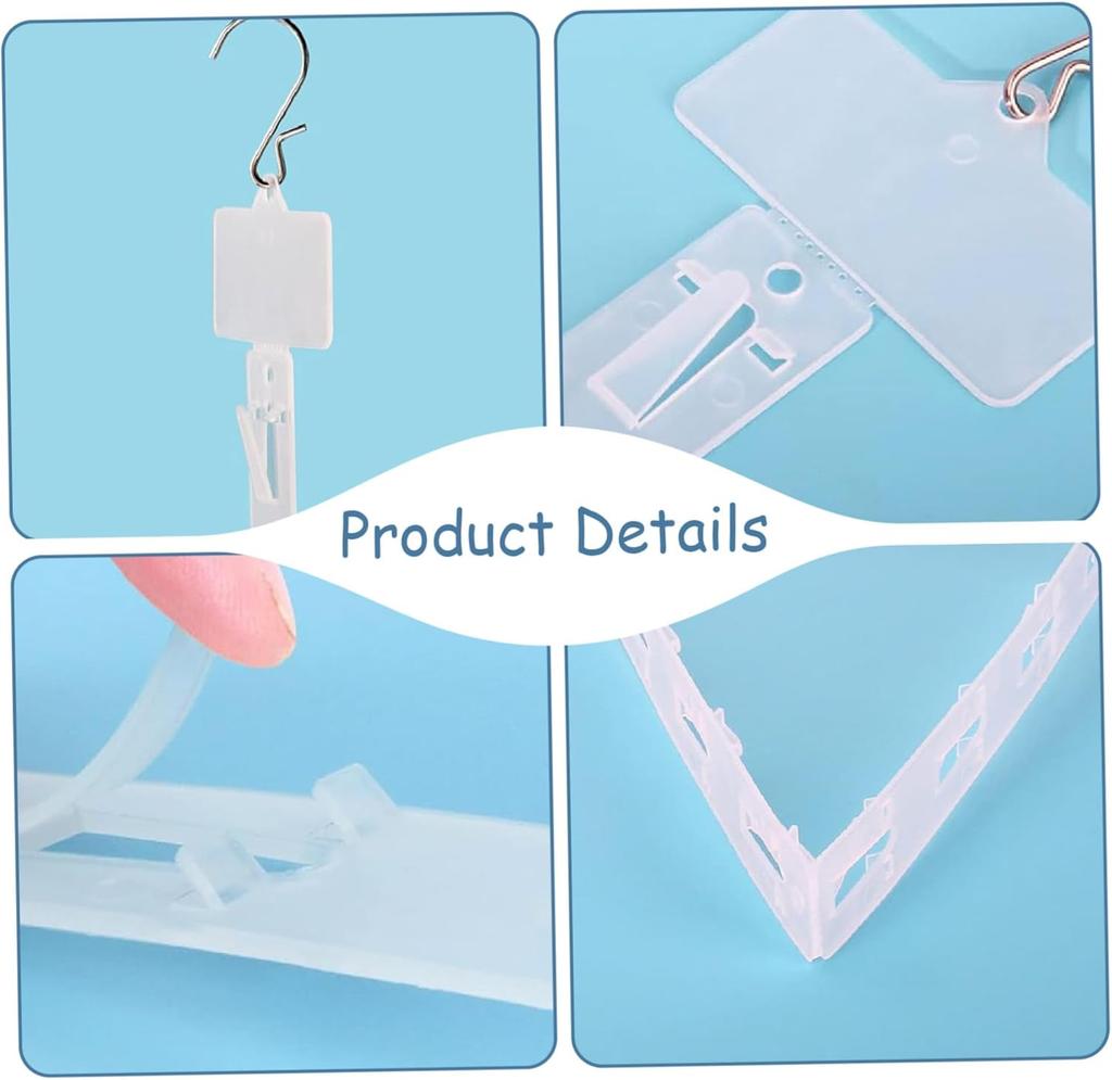12 piece chip display clip with 12 hooks and label titles 25 inch product display clip easy to install