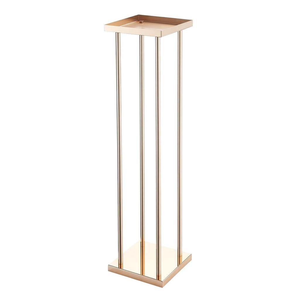 Wedding Flower Stand, 10PCS 80cm Column Flower Stand, Floral Stands with Metal Laminate, Cylindrical Cubic Floral Display Rack for Wedding, Party,