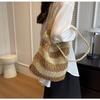 Versatile Hollow Straw Bag Women's New Summer Shoulder Handwoven Bag Vacation Beach Bag Versatile Women's Bag