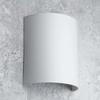 Applique murale - Alice - Tissu blanc - 1 ampoule E27 - 60W - Design moderne