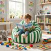 Waterproof Fabric Bean Bag Chair Sun Resistant Floor Cushion Comfortable Lazy Lounger Sofa  Garden