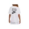 Nike Sportswear As U Nsw Tee M90 Oc Remix Fashion Simple Round Neck Pullover Solid Color Short Sleeve T-Shirt Men Tops White HJ0775100
