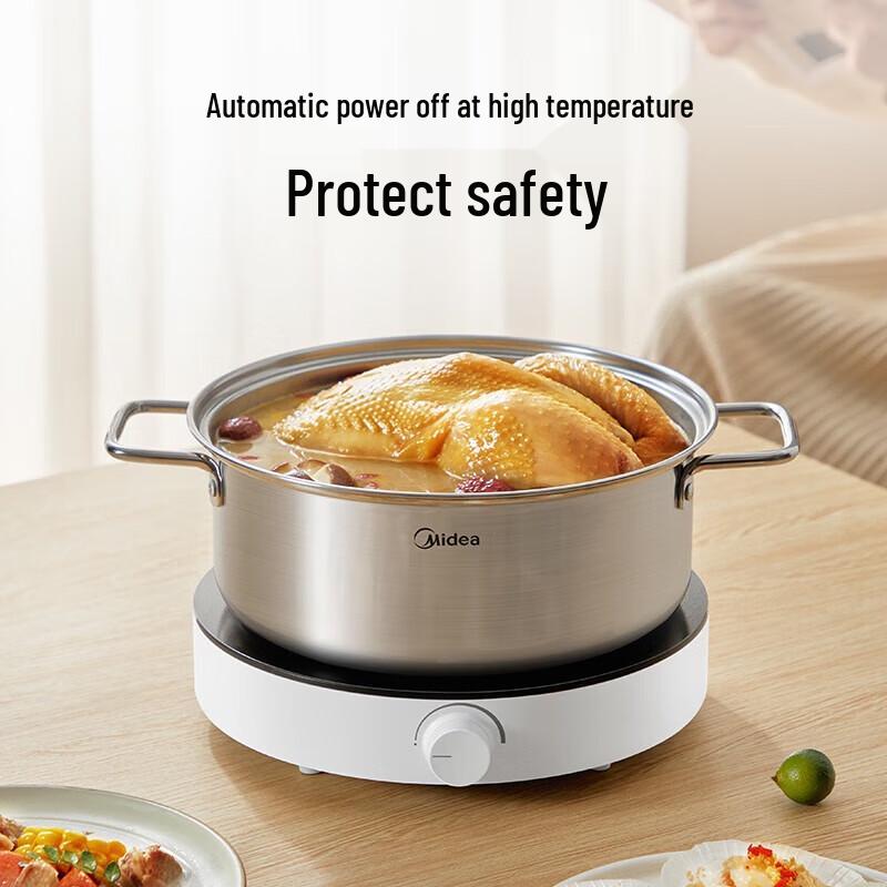 Midea 2200W Home Induction Cooktop CN Plug (adapter Included)