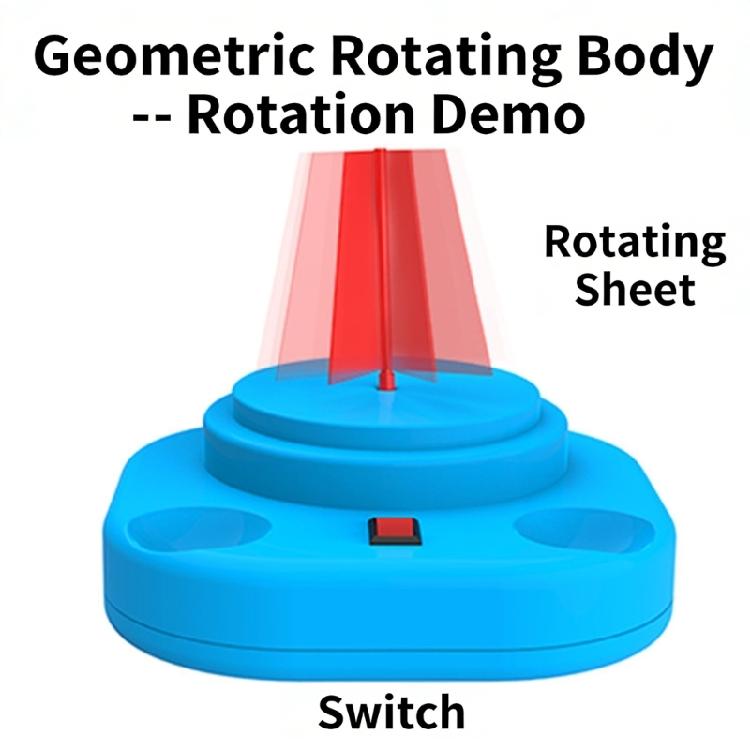 Pädagogisches Elektrisches Geometrie-Visualisierungsgerät Kunststoff Elektrisches Geometrie-Demonstrationsgerät für Mathe-Studien