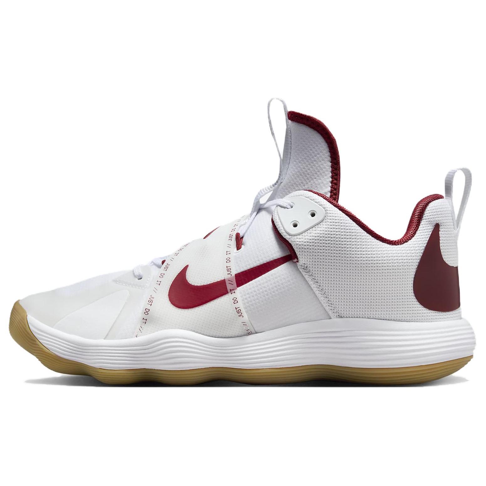 Nike React HyperSet Le Indoor Court Shoes White Red DJ4473-101 41