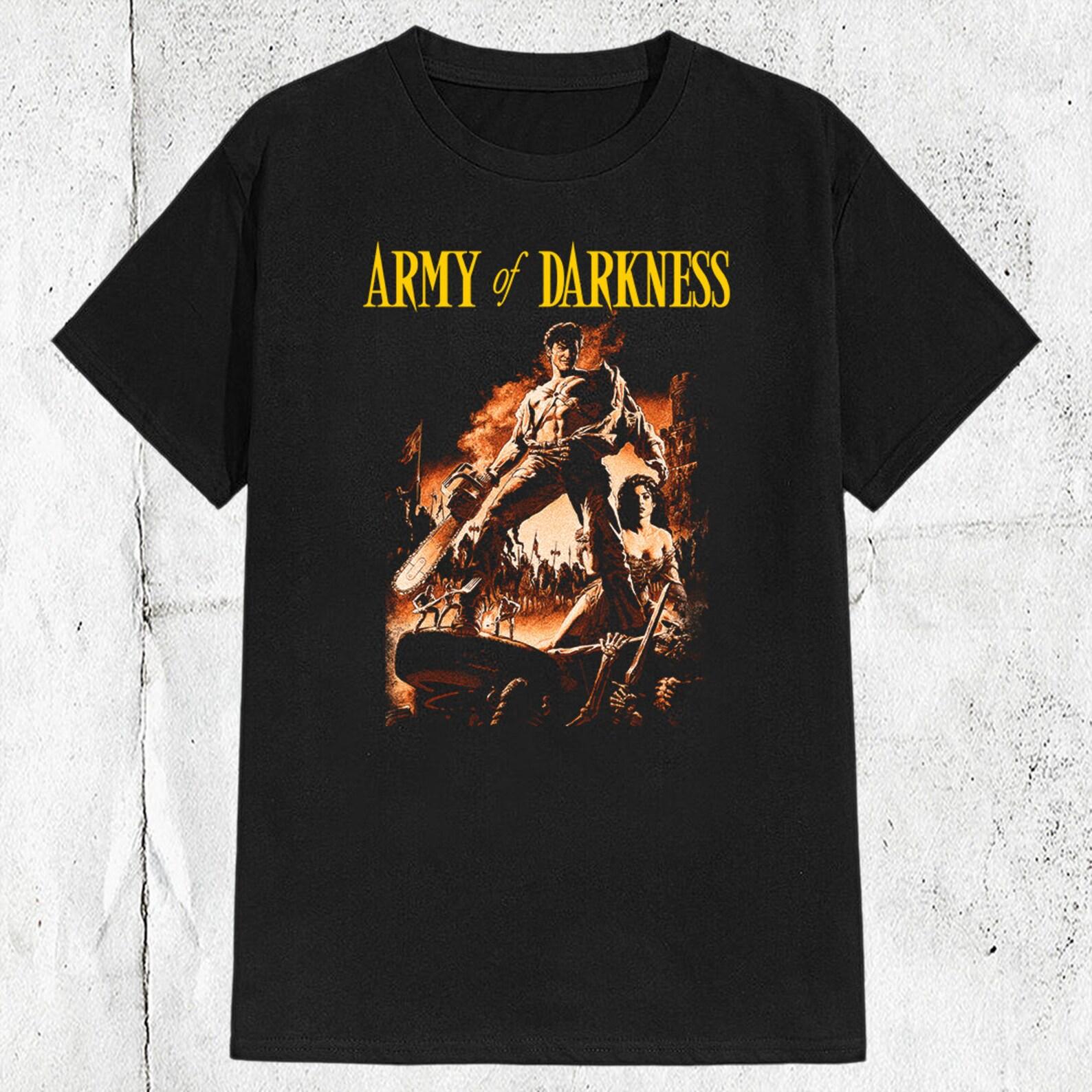 Vintage 90s Army of Darkness Horror Comedy Movie T shirt 4XL