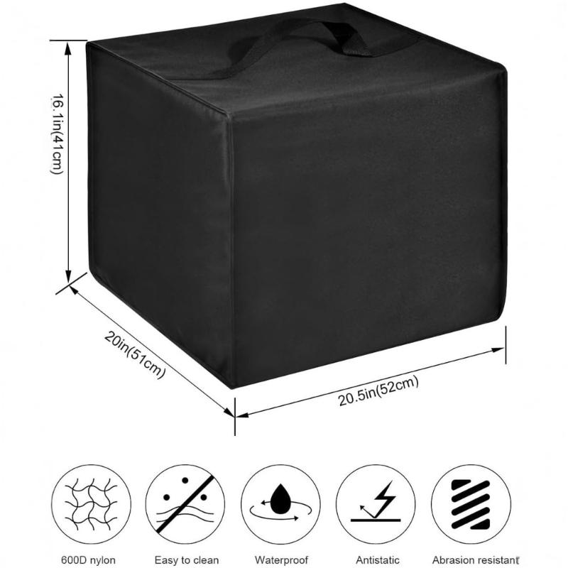 Oxfords Fabric Printer Dust Cover With Handle And Bottom Opening For Printer