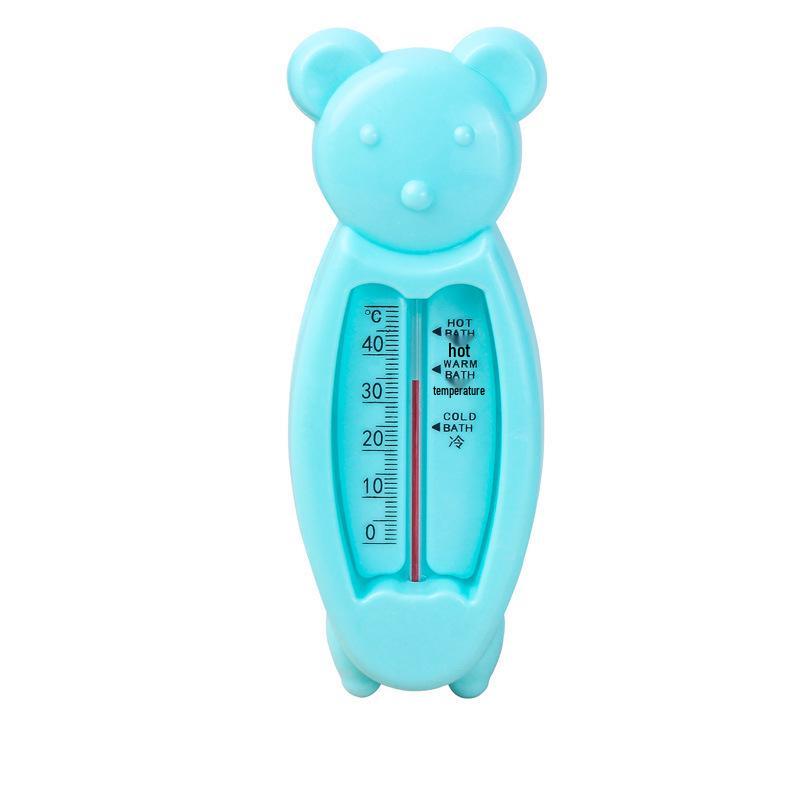 Cartoon Bear Baby Bath Thermometer: Anti-Scald, Multi-Functional Temperature Gauge for Newborns