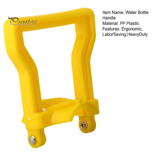 Snap-on Water Bottle Lifter 5 Gallon Handle, Heavy Duty Ergonomic Grip Jug Carrier Handle Holder, Dual-Mode Lift Fits Standard Easy Carrying Bucket
