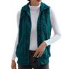 Women S Thick Fleece Sleeveless Vest Jacquard Autumn Winter Casual Top