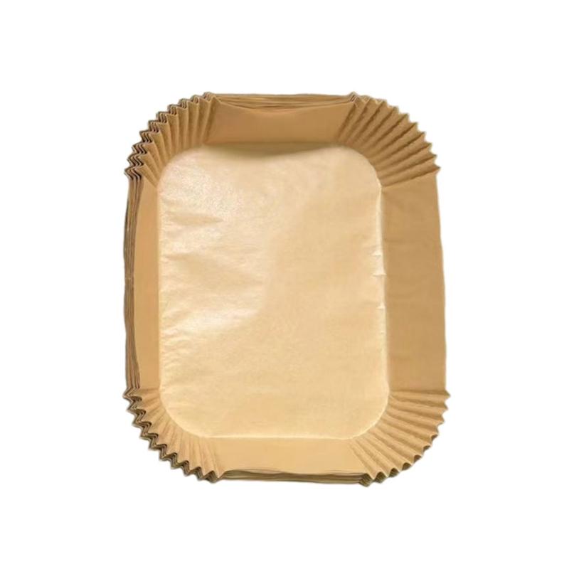 Air Fryer Papers Pads Rectangular Baking Papers Kitchen Oil-proof Paper