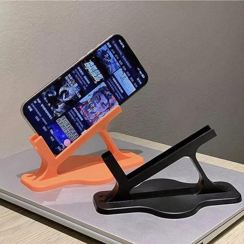 Stable Mobile Phone Holder Curved Non-Slip Side Lying Phone Holder Bedtime Entertainment