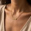 Stainless Steel MAMA Letter Pendant Necklace for Women Gold Color Dainty Clavicle Chain For Mom Mum Mother's Day Zircon Gift