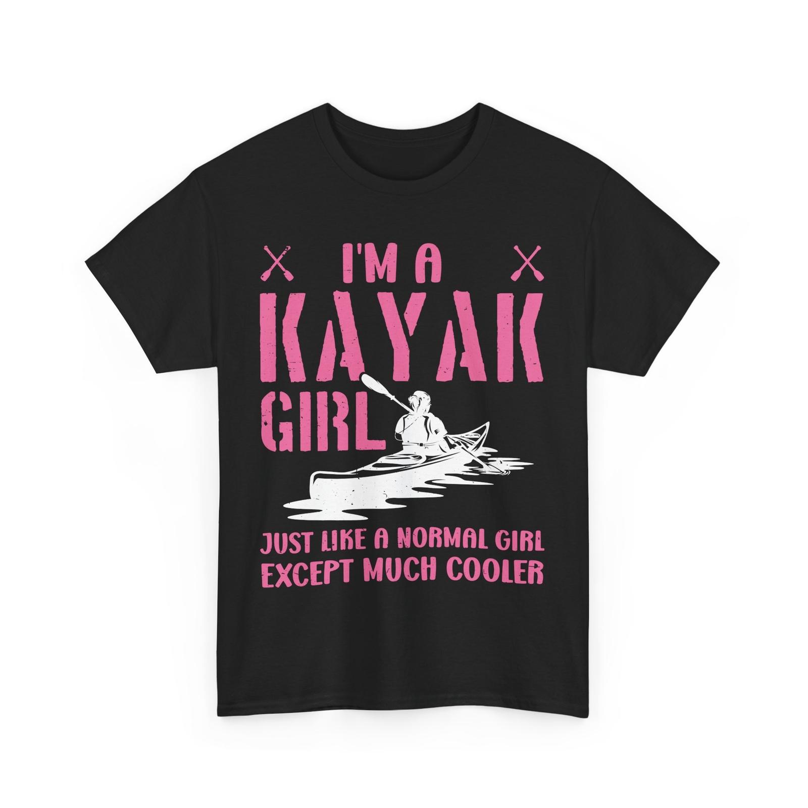 Kayaker Girl Shirt, Kayaking Lovers Kayak Paddling Women Girls T-Shirt Mens Womens Tees Top S