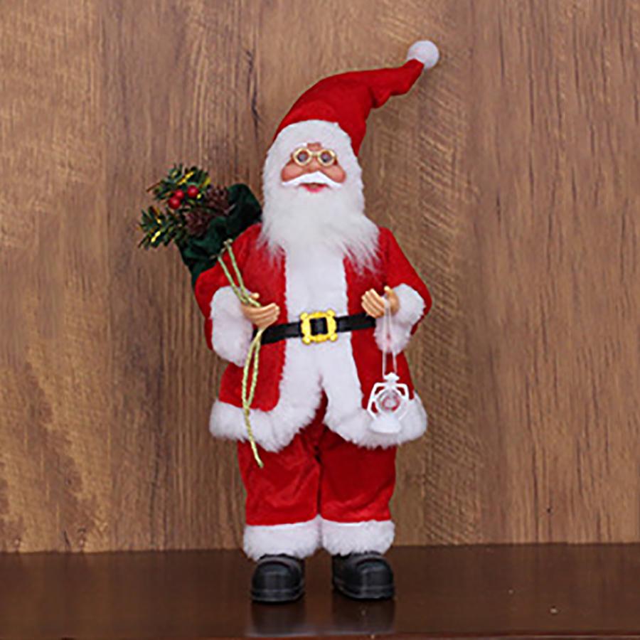 1PC Christmas Santa Claus Ornaments Decorations Xmas Decor Gift Figure Standing