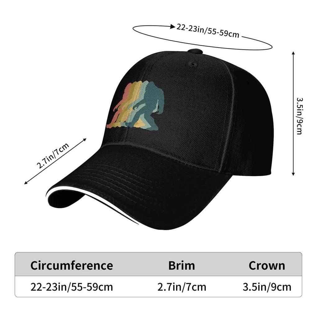 Bigfoot Baseball Cap Sasquatch Casual Trucker Hat Summer Men Women Kpop Rock Baseball Caps