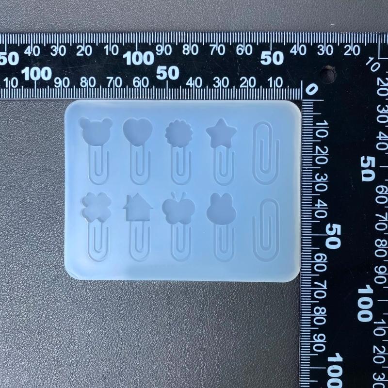 Multifuntional Small Accessories Mold Silicone Crafting Mold Featuring Delicate Paperclip Patterns for Jewelry Creation
