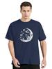 Summer T-shirt High Quality Cotton Funny Astronaut Moon Barbecue Casual T Shirt Fitness Unisex Tops Tees Clothing