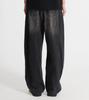 Beoteunseoul Drop Painting Curved Wide Denim Pants [Black Denim]
