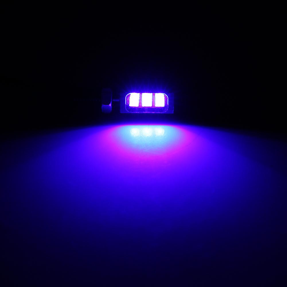 2x 12V Car Motorcycle License Number Plate Screw Light Lamp White LED