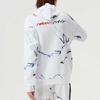 FILA Fusion X FUTURA Collaboration Handwritten Letter Embroidered Hoodie Men hoodies Multicolor T11U138201FWT