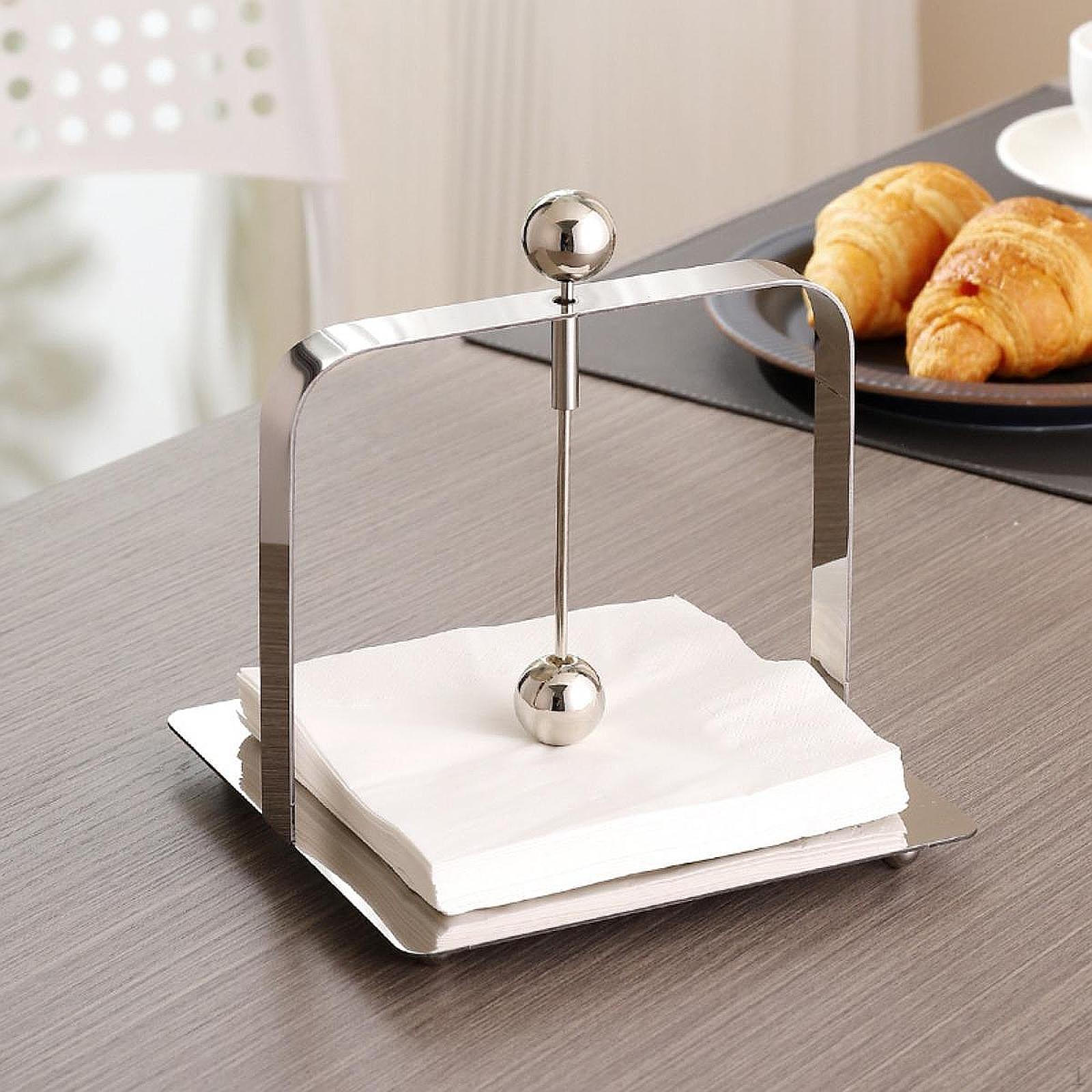 

Елегантний тримач для серветок із обважненою основою для використання вдома та в ресторані L