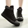 Outdoor Breathable Walking Fashionable Lightweight Sneakers Non-slip Flat Casual Shoes Men Shoes High Top Canvas Shoes