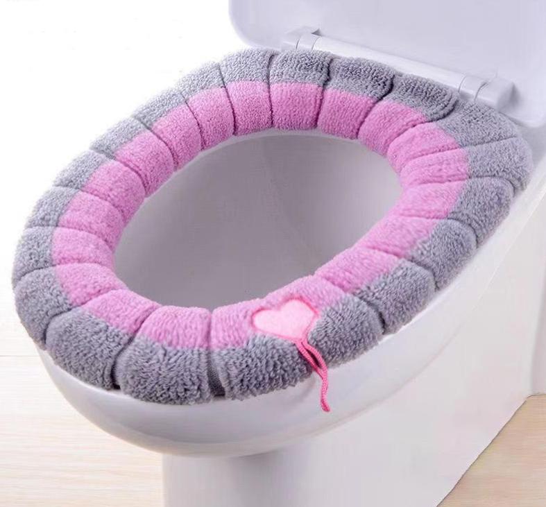 1Pcs Bad Wc Sitz Abdeckung Weiche Wärmer Waschbar Matte Abdeckung Pad Kissen Sitz Fall Wc Deckel Abdeckung Zubehör Bad hause