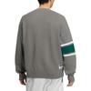 adidas Originals SS22 Logo Print Crewneck Pullover Sweatshirt Men Sweatshirt Gray HS7294