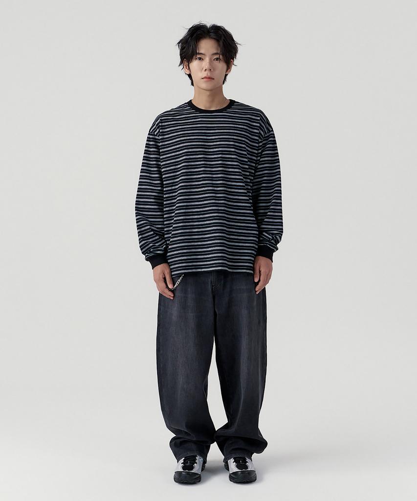 GNOK Multi Stripe Long Sleeve [Black]