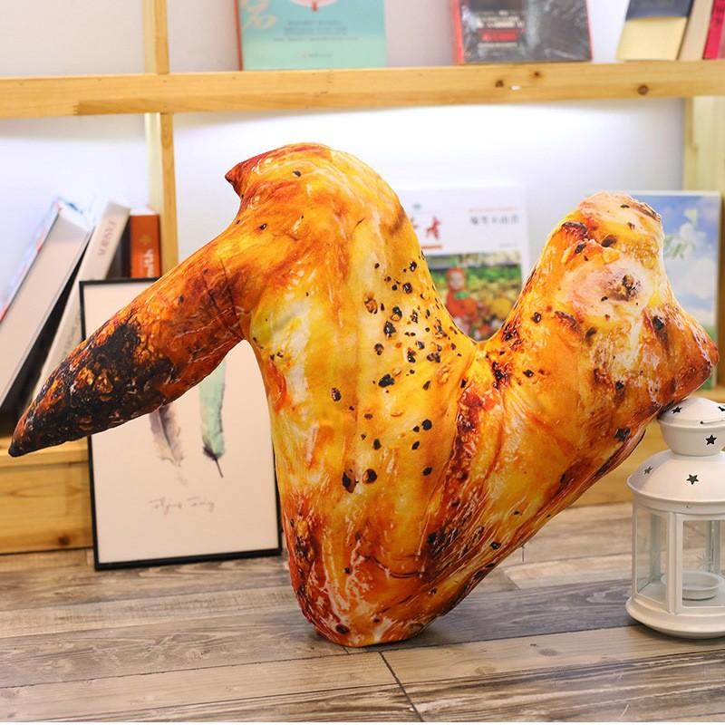 Simulated Chicken Pillow Leg Chicken Wing Baked Plush Toy Birthday Doll Bedroom