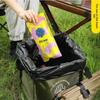 Portable Camping Trash Can, Foldable With Handle, Outdoor Multifunctional Large Capacity Storage Box, Travel Trash Can, Camping
