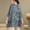 DIMANAF Women Plus Size New T-Shirt Flower Print Loose Casual Lady Tops Tees Shirts Oversize Summer 2026