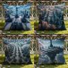 Classic Chess Cushion Cover Home & Car Dual-Scene Pillow Cover: Reversible for Premium Comfort