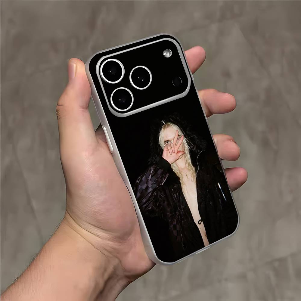 

Singer 2hollis Albums Magnetic Wireless Charging Transparent White Phone Case For iPhone 17,16,15,14,13,12,11,Pro,Max,Plus iPhone15plus