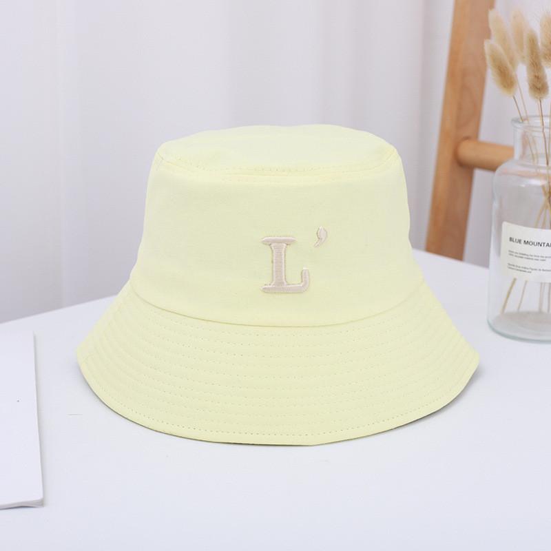 

Trendy Fisherman Hat For Summer Sun Protection Breathable Windproof Yellow Blue Purple Khaki Black White Pink Orange Beige жёлтый