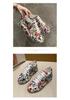 Women's Trendy 2024 Summer Autumn Graffiti Print Dad Shoes - Colorful, Large Size Casual Sneakers