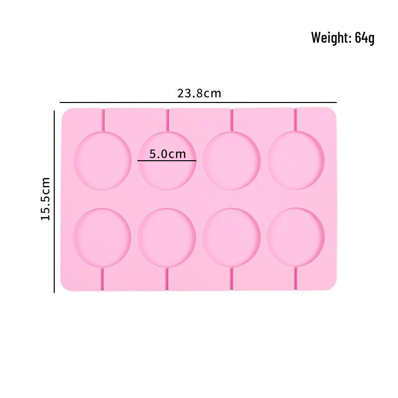 Silicone Lollipop & Chocolate Mold for Kids' Food and Baking