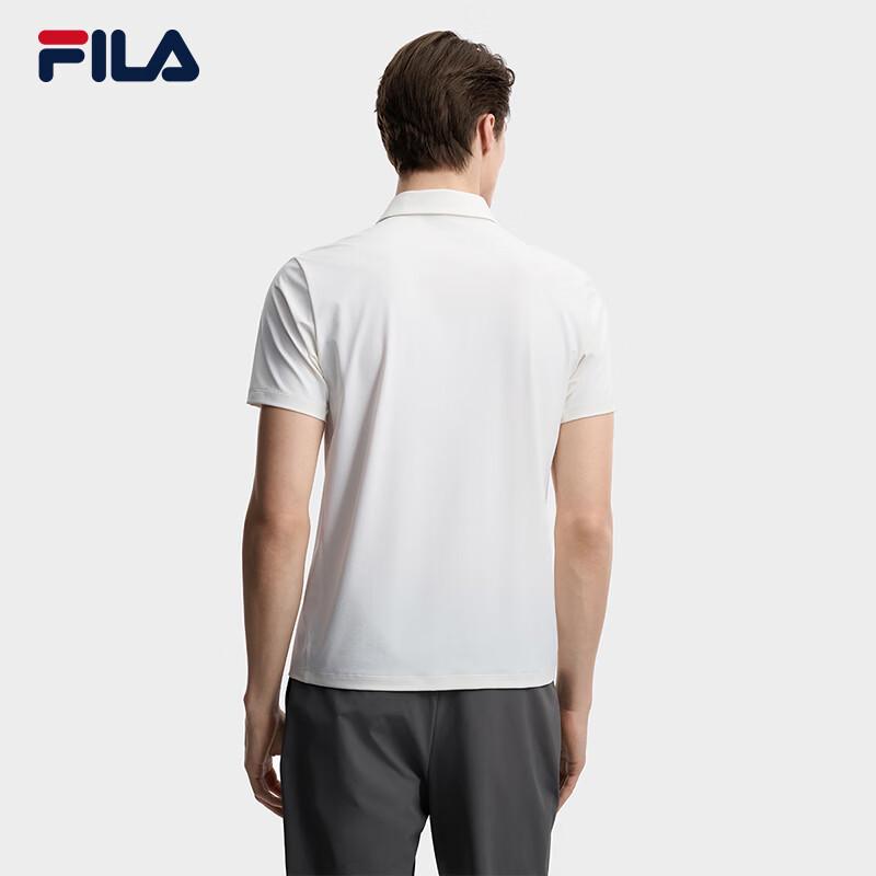 FILA Men's Knit Short Sleeve Polo Shirt