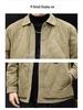 2025 Men's Trendy Lapel Patchwork Down Jacket - Lightweight Autumn/Winter Brand with White Duck Down Liner, Plus Sizes Available