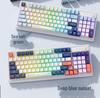 H97 Mechanical Keyboard: Wireless/Wired, RGB, Home/Office/Gaming, Three-Mode Bluetooth for Girls.