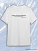 TeeSensation White Crew Neck Short Sleeve T-Shirt with Russian Chernomyrdin Principles Quote Text Print