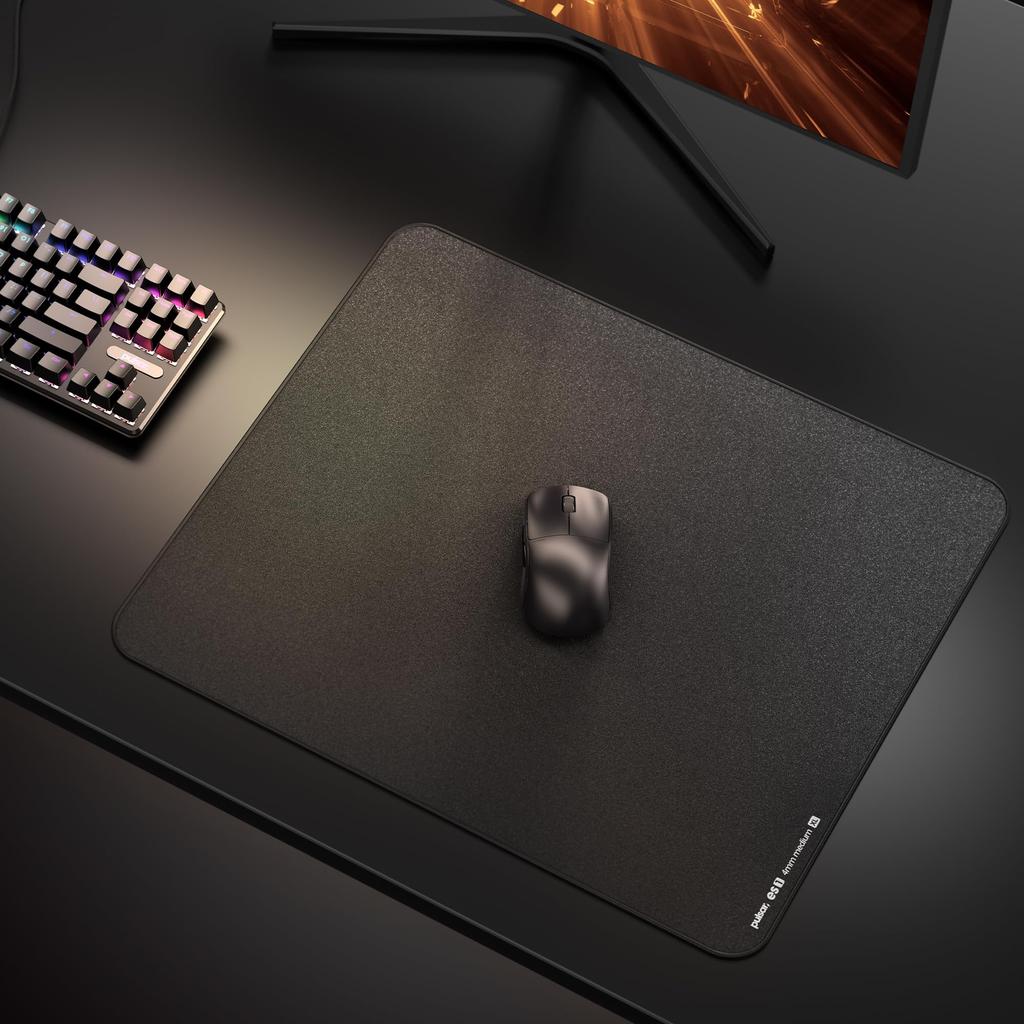 Pulsar Gaming Gears eSports Specification Gaming Mouse Pad XL Size ES1 49cm x 42cm x 4mm (XL, Black)