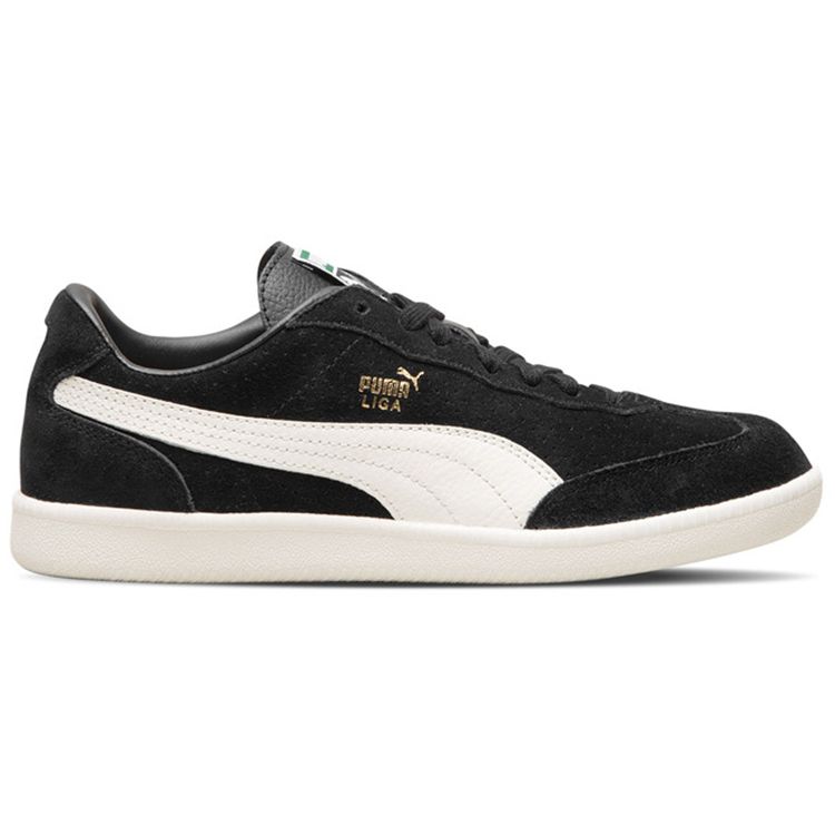 Puma Liga Suede Perf Retro Training Low-Top Sneakers Unisex Sneakers Black White 364932-01