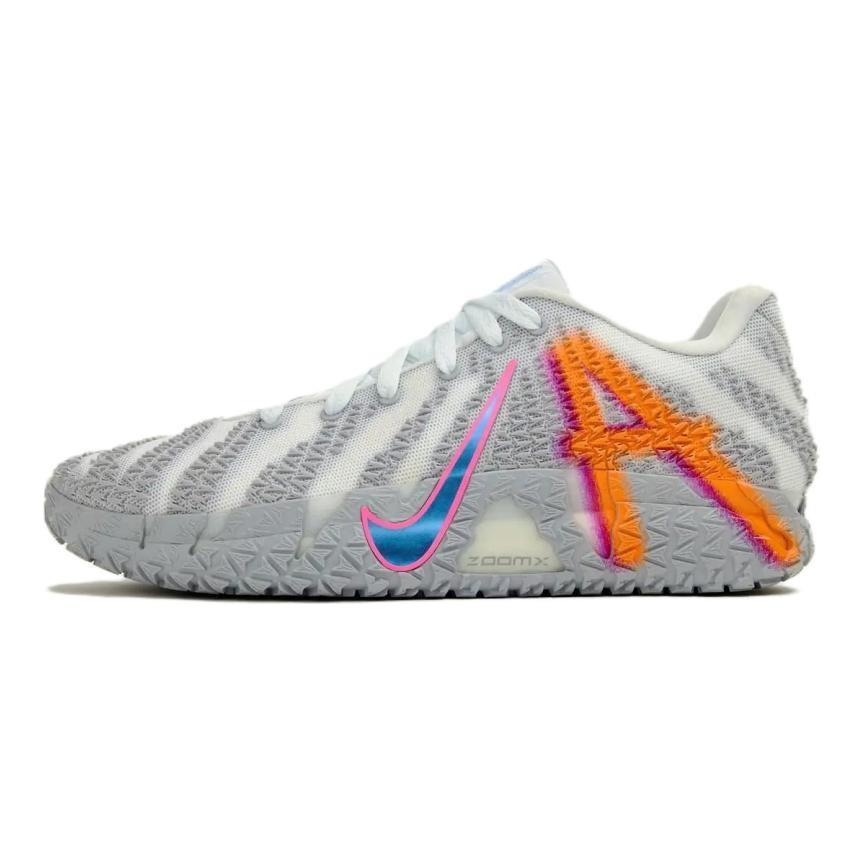 Nike Ja Morant 3 Zapatillas de Baloncesto Unisex Gris Blanco Versión Asiática Nike HF2794-100