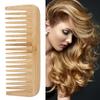 Safety Bamboo Comb Durable Wood Comb For Salon Hair Detangling Comb  Home Use