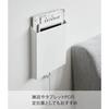 Yamazaki Tower Print Holder with Hooks - White, 23x3.5x28.5cm