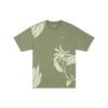 T-Shirts Men's Oil Green Crew Neck Moderate Straight Fit VN0002NKTD8