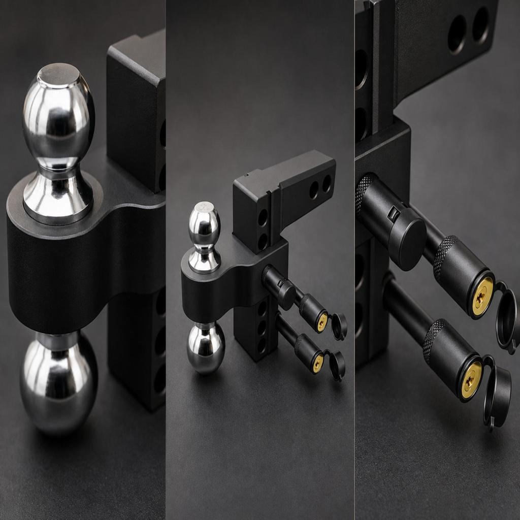 Trailer Arm Coupling with Twincoupler Head Heavy-Duty Vehicle Accessory Security